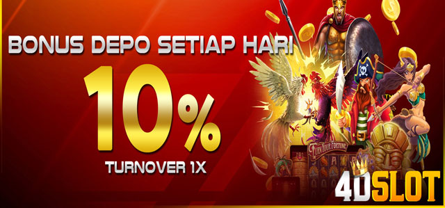 BONUS DEPOSIT 10% SETIAP HARI