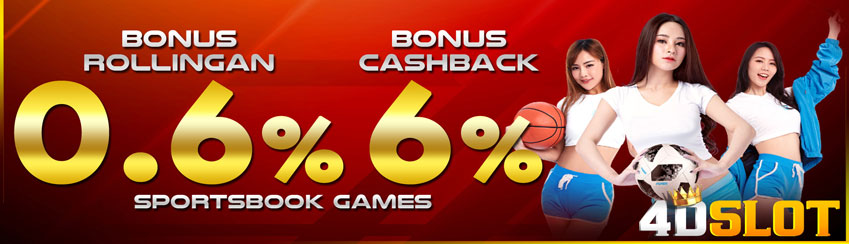 CASHBACK SPORTSBOOK 6% SETIAP MINGGUNYA