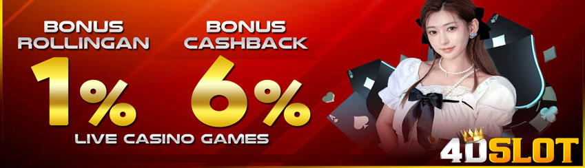 BONUS ROLLINGAN LIVECASINO 1%